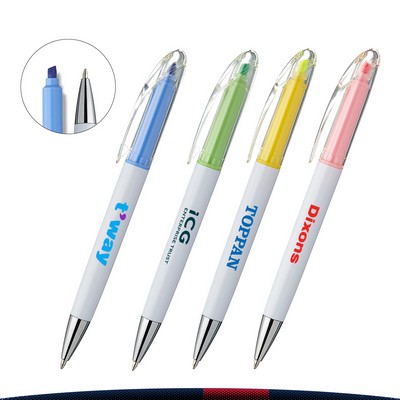 Jazeo 2in1 Ball Point Pen with Highlighter