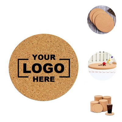 Personalized Cork Drink Coasters