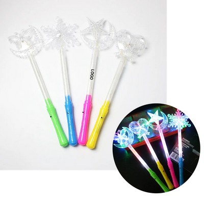 LED Snowflake Magic Wand