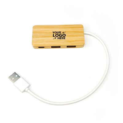 Bamboo USB Hub