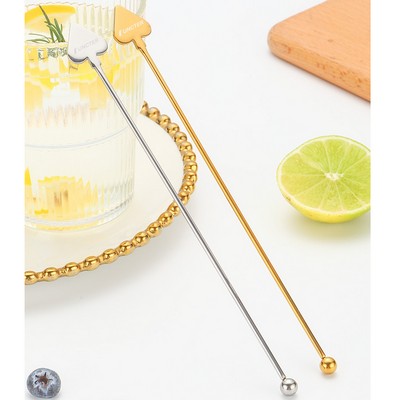 7.7 L Stainless Steel Poker Spade Top Cocktail Stirrers