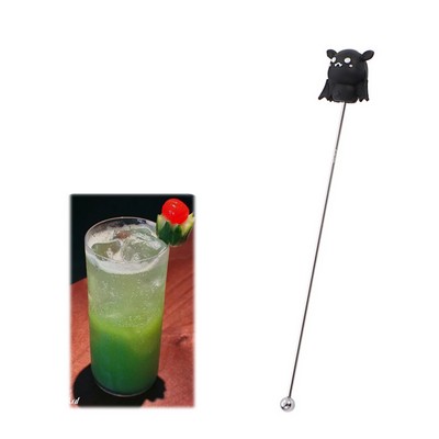 7.68 L Stainless Steel Bat Top Beverage Stirrers Coffee Stick