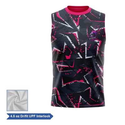 Sublimation UPF DriFit Sleeveless T-Shirt - Men Women Kids