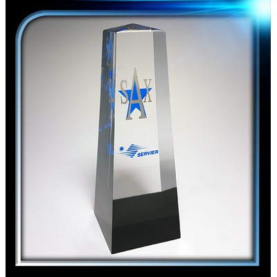 Lucite Obelisk Award (2"x2"x6 1/4")