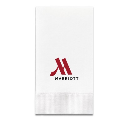 3-Ply White Dinner Napkin - 1/8 Fold