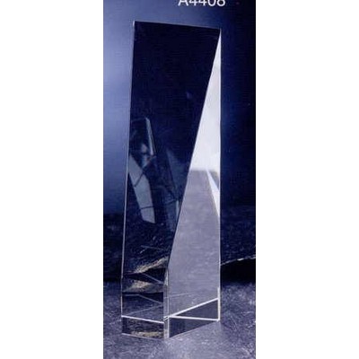 Crystal Trapezoid Tower Award (8"x2 1/2"x2 3/16")