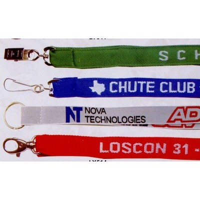 3/4"x19" Custom Woven Lanyards