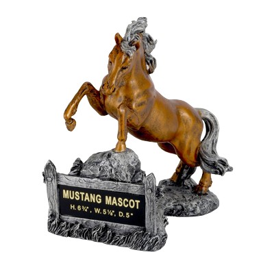 Mustang Mascot Trophy