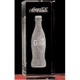 Custom 3D Image in Crystal Tower Award (6"x2 1/4"x2")