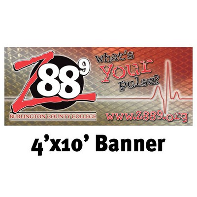 Full Color Banner 4'x10' - Vinyl