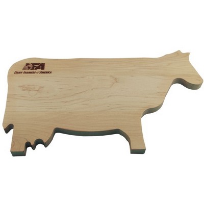 Cow Shaped Wood Cutting Board