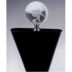 Small Black Crystal Winner's Globe Award