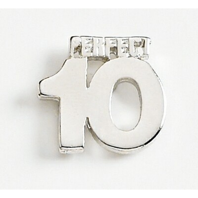 Perfect 10 Marken Design Cast Lapel Pin (Up to 5/8")