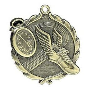 Medal, "Track" - 1 3/4" Wreath Edging