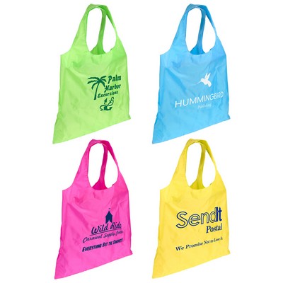 Spring Sling Polyester Folding Tote