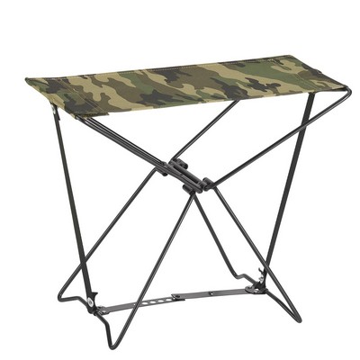 Woodland Camouflage Folding Camp Stool