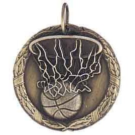 Basketball Medal - 1-1/4"