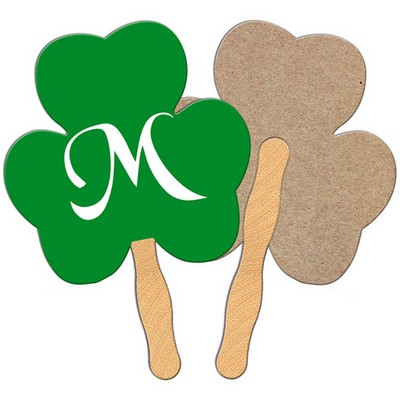 Shamrock Recycled Hand Fan