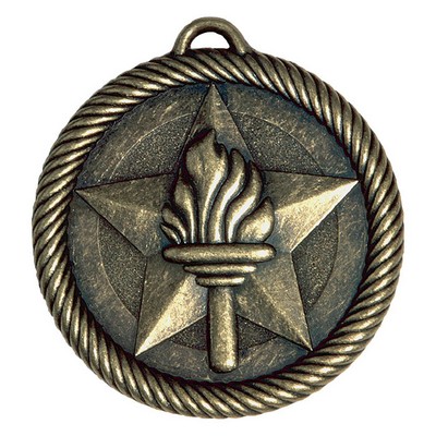 Medals, "Victory Torch" - 2" Value Medals