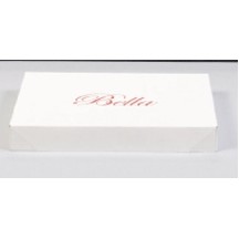 White Frost Gloss Two-Piece Pop-Up Apparel Box (11 1/2"x8 1/2"x1 5/8")