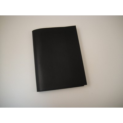 Faux Leather Book Cover w/ Spiral Bound Journal (7"x10")