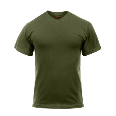 Cotton/Polyester Olive Drab Military T-Shirt (4XL)