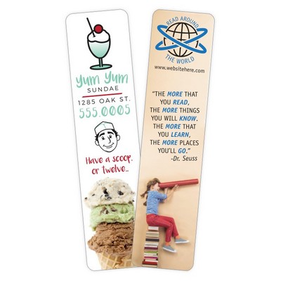 Bookmark - 1.5x6.25 Extra-Thick UV-Coated (1S) - 14 pt.