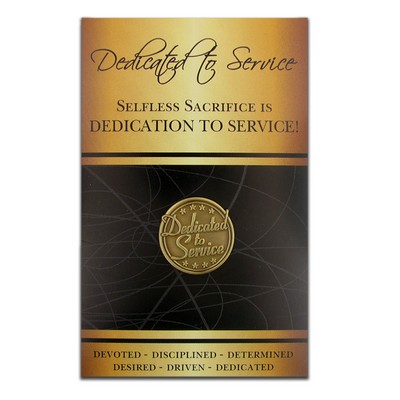 Dedicated to Service Pin with Card