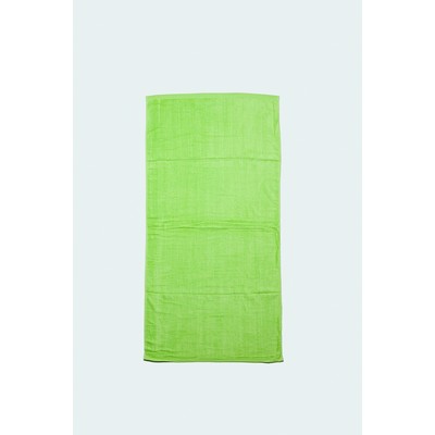 Velour Beach Towel (34" x 66") Lime Green (Blank)