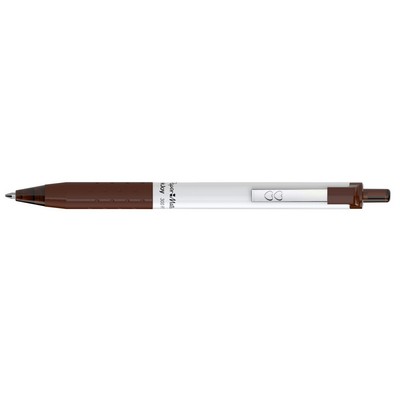 Papermate Inkjoy Retractable - White/Brown