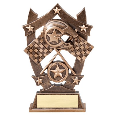 Racing Stars Resin Award - 6 1/4"