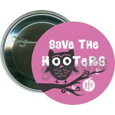 Awareness - Efa, Save the Hooters - 2 1/4 Inch Round Button