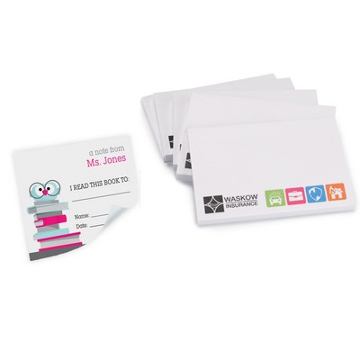 Full Color Long Run Post-it® Notes (4"x 6")(50 Sheets)