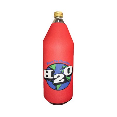 Premium Full Color Dye Sublimation Foam 40oz Bottle Insulator (No Bottom)