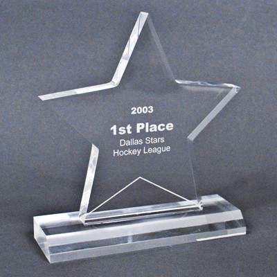 7"x7" Acrylic Star Award