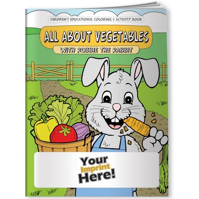 Coloring Book - All About Vegetables with Robbie Rabbit