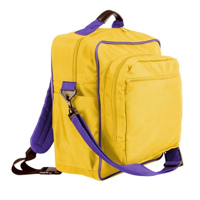 600D Poly Daypack Rucksack (12.5"x14.5"x5")