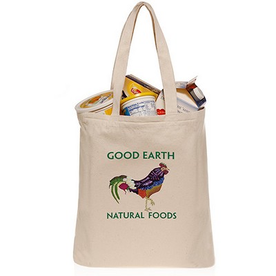 At Home Cotton Grocery Tote Bag (14.25"x15.5")