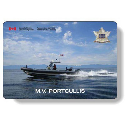 1/16" Rubber Back Mousepads with Sealed Edges / Rectangle (7.5" x 11") Four Color Digital Imprint