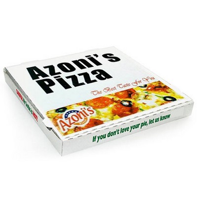 Short Run Full Color Corrugated Pizza Box (14"x14"x2")