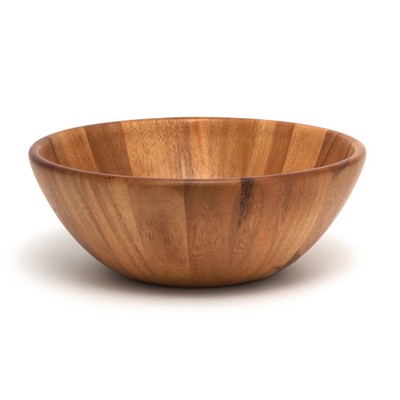 Lipper Acacia 12x4.5 Round Flair Bowl