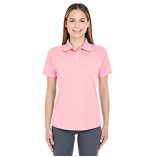 UltraClub Embroidered Ladies' Performance Interlock Polo