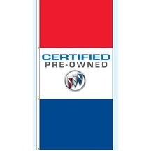 Single Faced Authorized Dealer Drape Flags (Certified Pre-Owned Buick®)