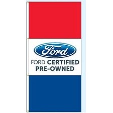 Double Faced Free Flying Drape Flags (Ford® Certified Pre-Owned)