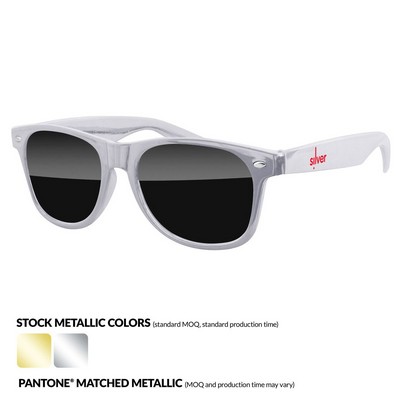 Metallic Retro Sunglasses