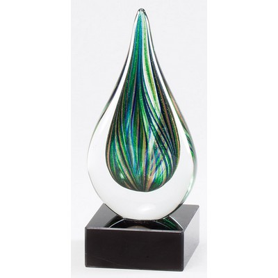 Rain Drop Art Glass