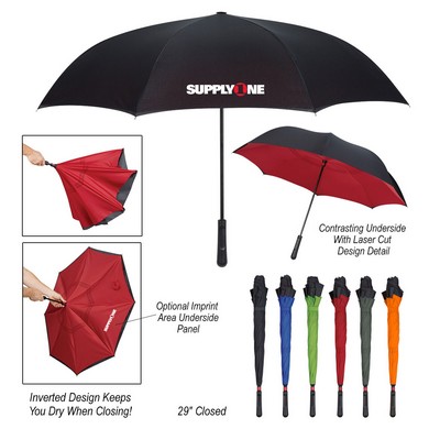 48" Arc Two-tone Inversion Umbrella