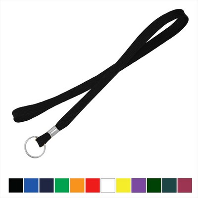 3/8" Blank Stock Lanyard (Split Ring)