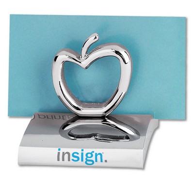 Apple Chrome Business Card Holder