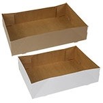 Automatic Popup White Kraft Donut Tray (16"x12"x2½")